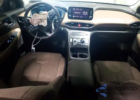 2022 Hyundai Santa Fe Hybrid Blue из США, поврежденный, VIN KM8S2DA19NU014119